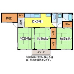 コーポは地の物件間取画像